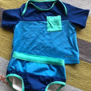 Patagonia rash top and bottoms